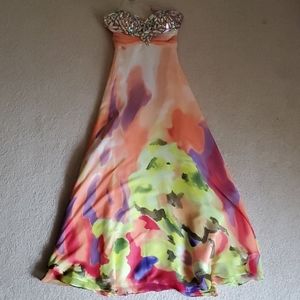 Once worn evening/prom gown